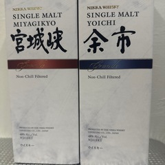NIKKA WHISKY シングルモルト余市・宮城峡セット　限定セット