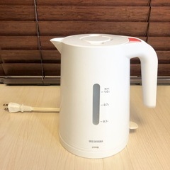 IRIS OHYAMA 2015年製 1L 電気ケトル 湯沸かし...