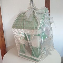 ④未使用　ビニール梱包状態　長期保管品　餌台 バードフィーダー　巣箱 バードハウス　野鳥観察　エサやり　エクステリア　インテリアの画像
