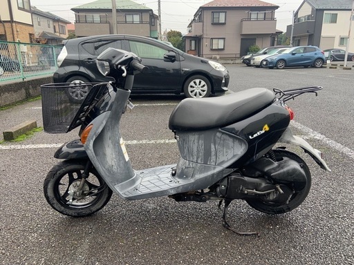 SUZUKI レッツ4 カゴ付き 不動車扱い