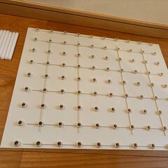 キッチン収納板　52㎝✖42㎝　仕切りポール付きの画像