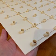 キッチン収納板　52㎝✖42㎝　仕切りポール付きの画像