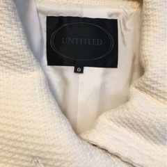 美品【UNTITLED】アンタイトル ショートコートの画像