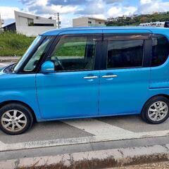 ダイハツ　タント(ブルー)　パワースライドドアの画像