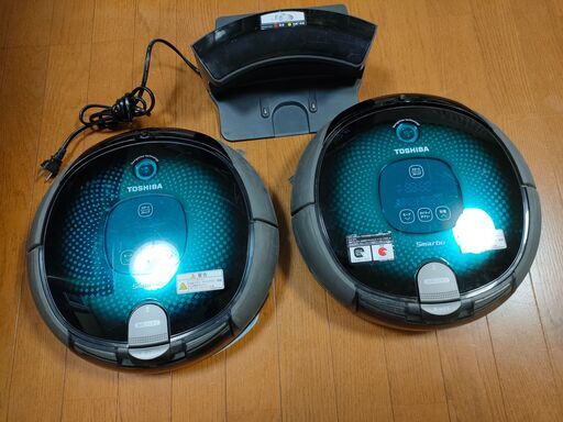 (売約済)東芝 自動掃除機 スマーボ(Smarbo) 2台セット　※1台はバッテリーを2024年10月に新品交換しました。