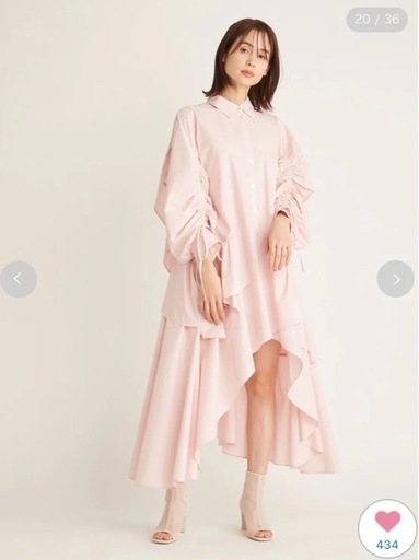 SNIDEL ボリュームイレヘムワンピース