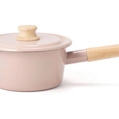 富士ホーロー　コットンシリーズ　ミルクパン&両手鍋の画像