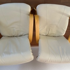 座面回転式ダイニングチェア　2脚セットの画像