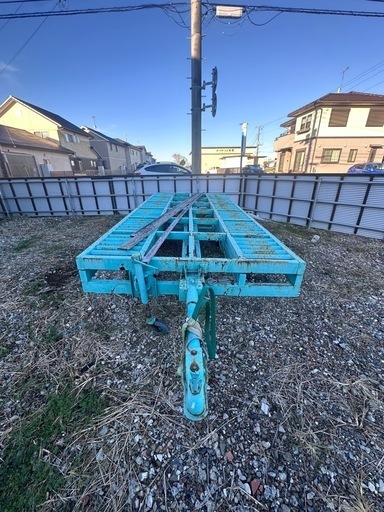 農耕トレーラー　2〜3トン　電源配線　農耕ナンバー