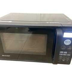 動作品 家電製品 2022年製 SHARP シャープ シンプルオーブンレンジ フラットタイプ RE-F161-B ブラック 最終値下げ‼️の画像