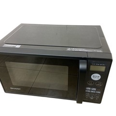 動作品 家電製品 2022年製 SHARP シャープ シンプルオーブンレンジ フラットタイプ RE-F161-B ブラック 最終値下げ‼️の画像