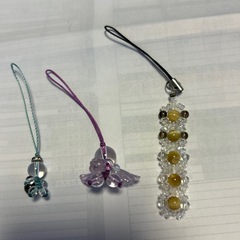 天然石ストラップ