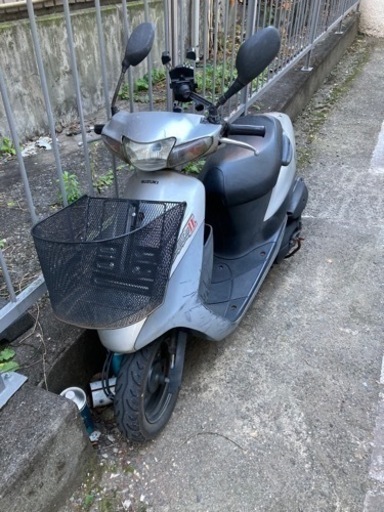 原付　スズキ　レッツⅡ  エンジンは動きます。