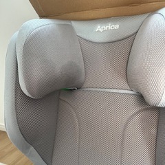 美品　　R129対応ジュニアシート　アップリカライドクルーグレーApricaの画像