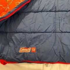 コールマン キャンプ用寝袋（ほぼ新品）の画像