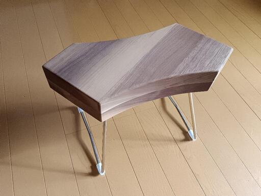 あわせわ座　コシカケスツール　ウォールナット材