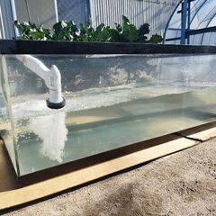 【ジャンク品】水槽 120センチ（アクリル）　水漏れアリ！！の画像