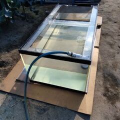 【ジャンク品】水槽 120センチ（アクリル）　水漏れアリ！！の画像