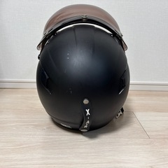 ジェットヘルメット　リード工業RAZZO HJ-7500A つや消し黒(内装なし)の画像