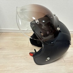 ジェットヘルメット　リード工業RAZZO HJ-7500A つや消し黒(内装なし)の画像