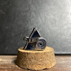 ハンドメイドリング　シルバーアクセサリー　スプーンリング　手作り指輪