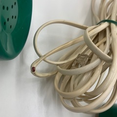 【動作品】　昭和レトロ　緑電話の画像