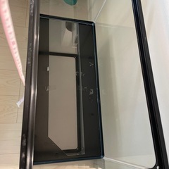 GEX水槽　黒　ガラス蓋付きの画像