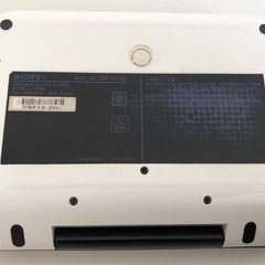 【中古品】SONY ソニー 7V型 ポータブルDVDプレーヤー ホワイト DVP-FX780 WC 2012年製 車用アダプター付き  映像機器の画像