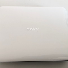 【中古品】SONY ソニー 7V型 ポータブルDVDプレーヤー ホワイト DVP-FX780 WC 2012年製 車用アダプター付き  映像機器の画像