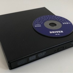 【中古品】DVDドライブ 外付け USB 2.0 ポータブル PC周辺機器の画像