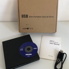 【中古品】DVDドライブ 外付け USB 2.0 ポータブル P...