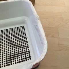 ペット用⭐︎トイレ【傷あり】ほぼ未使用の画像
