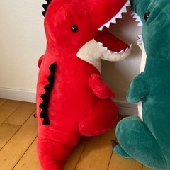 恐竜ぬいぐるみ　恐竜時代　２つセットの画像