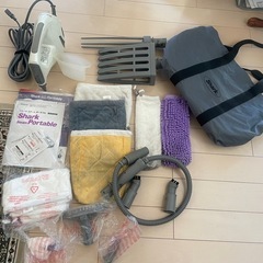 美品　高圧洗浄シャークスチームポータブル