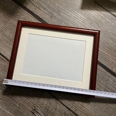 決まりました！写真立て