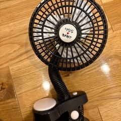小型扇風機　ベビーカー小物　クリップ扇風機