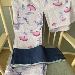 浴衣と帯のセット