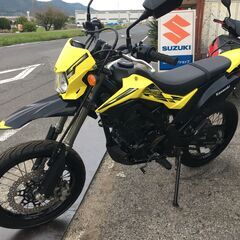 福山市 瀬戸町 カワサキ Dトラッカー150 LX150H 実動 書付 吹け上がり良好 タイヤバリ山 通勤快速 モタード ツーリング ジムカーナカスタムにもの画像