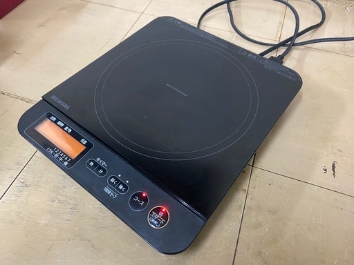 2020年式 卓上IHコンロ タイマー付き IHC-T71-B 黒 アイリスオーヤマ IRIS IH調理器 クッキングヒーター 鍋 液晶 1400W