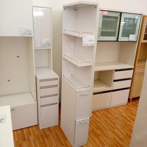 ★ジモティ割あり★ 隙間家具　ホワイト　クリーニング済　YJ4775