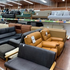 【軽トラ無料貸し出し】【ニトリ】【電動リクライニング2人掛けソファー】【トレファク所沢店】 の画像