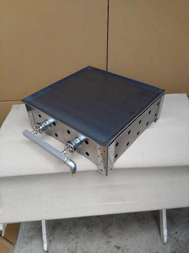 幅450mm　プロパンガス用　鉄板焼き　グリラー　少スペースに