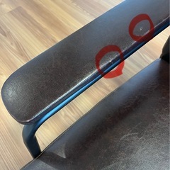 ２人掛け合皮ソファ(ニトリ)の画像
