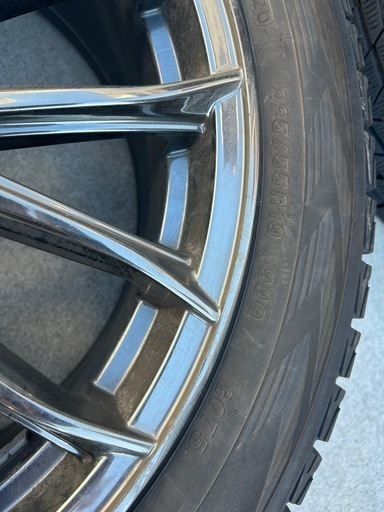 YOKOHAMA スタッドレス タイヤ…ホイール付き4本 225 /55R19　