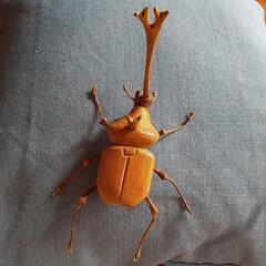 竹細工　木製　カブトムシ　リアル　格好いい　の画像