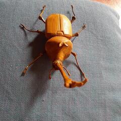 竹細工　木製　カブトムシ　リアル　格好いい　の画像