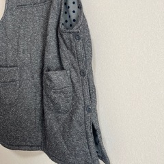 フリース ベスト チョッキ チュニックの画像