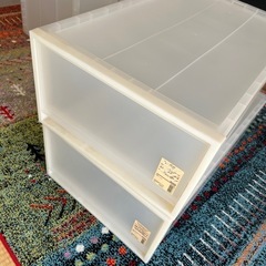 B　無印良品　衣装ケース　引き出し式大×2