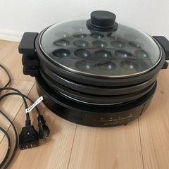 無印良品　ホットプレート&たこやきプレート