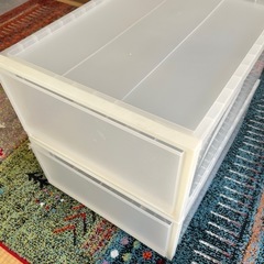 A　無印良品　衣装ケース　引き出し式大×2